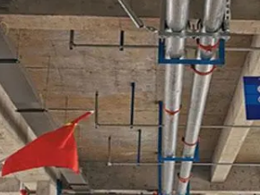 双辽管廊支架的安装方法